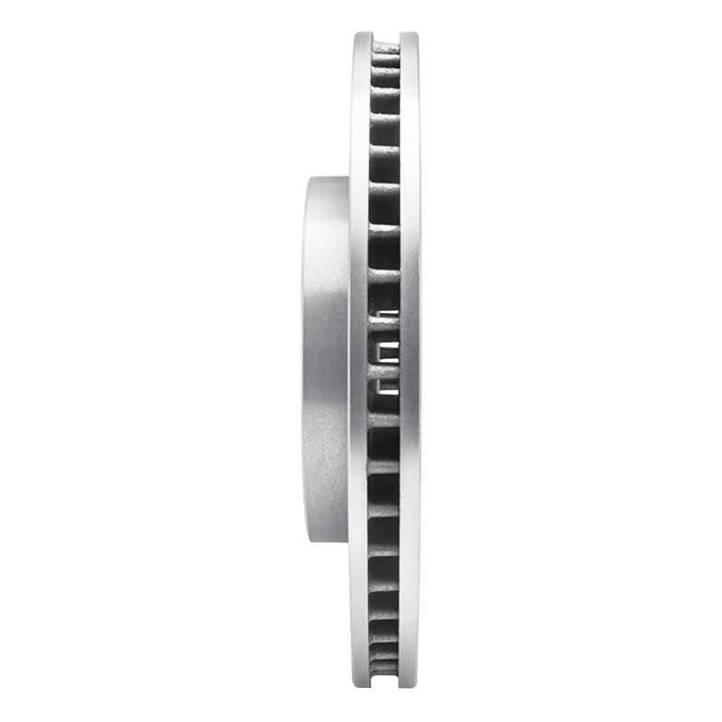 Mitsubishi Lancer Brake Rotor (1) - Front Right - R1 Concepts - Drilled & Slotted - Silver - 2004